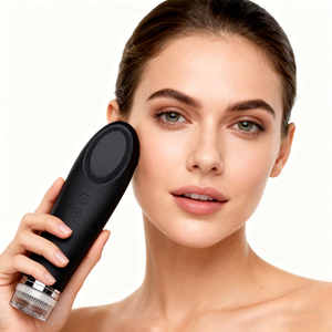 Appareil de nettoyage du visage à détection de chaleur, nettoyeur de pores, instrument de lavage du visage électrique, appareil de massage thermique pour le visage et les yeux à usage domestique - Product Image 4