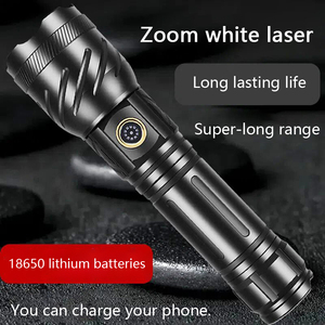 Linterna Led táctica de aleación de aluminio superbrillante, lámpara de acampada recargable por <span class=keywords><strong>USB</strong></span> de largo alcance de 1KM, linterna de caza de 3000lm - Product Image 2