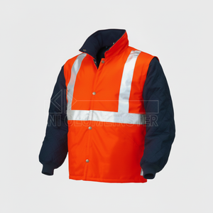 Gilet de sécurité rembourré à col en V - Product Image 1