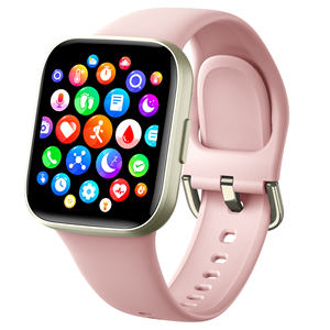 Venta al por mayor de fábrica Hombres Mujeres Carga inalámbrica BT Llamada Smartwatch 1,83 pulgadas AI voz NFC Reloj inteligente multilingüe - Product Image 1