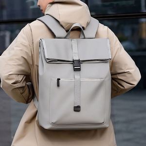 Top Quality Rolltop Outdoor Travel School <b>Bags</b> Rucksack <b>Bag</b> With Logo Waterproof PU Laptop Backpack for Teenagers - Product Image 5