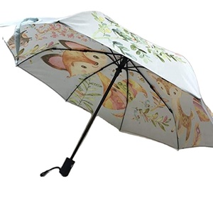 3 gấp ô tự động mở gần với tùy chỉnh hình ảnh Châu phi in logo in gấp ô UV lớp phủ gấp ô - Product Image 3