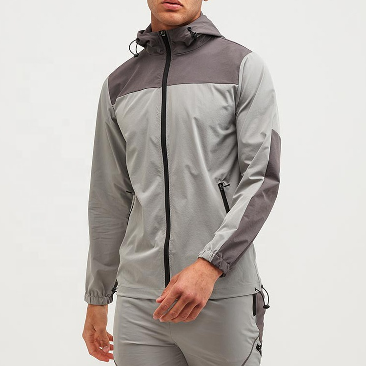 Zip-up Gym Custom Waterproof Jacket