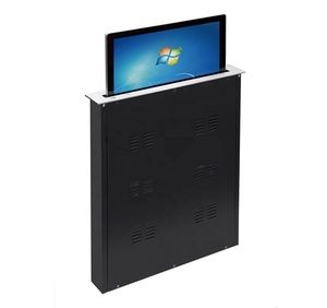 15.6 Inch <b>Computer</b> Lift Motorized Hidden Monitor Projector Ultra-thin Screen LCD Paperless Conference System JN-15.6 <b>Microphone</b> - Product Image 1