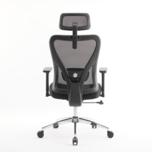 Chaise de bureau ergonomique à dossier haut certifiée CE avec soutien pour le cou et le dos, design moderne, chaise de bureau en maille - Product Image 4