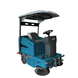 SJ1400 Ride on road floor sweeper street cleaner industrial vacuum sweeper machine