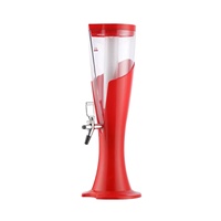 Machine à Boissons Personnalisée Tour de Bière LED Multicolore 3L pour le Tournoi Mondial de Football 2026 – Distributeur de Jus Type Tour