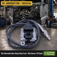 Capteur NOx A0009057208 SNS424A pour camion lourd Mercedes Benz, système SCR 12V Gen3, neuf, 100% testé