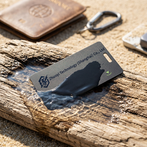 Traceurs GPS AirTags pour cartes, mini, lot de <span class=keywords><strong>4</strong></span>, rechargeables, personnalisables, étanches, petits accessoires, 10 ans, en cuir - Product Image 1