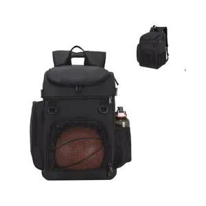 Sport Fußball Basketball Rucksack Tasche mit großem Ball halter