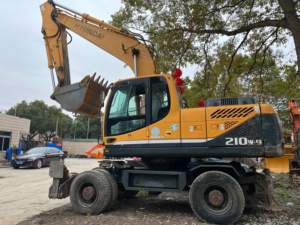 รถขุดล้อยางฮุนได 210W ของแท้จากเกาหลี รุ่น Hyundai 210w-9 น้ำหนัก 21 ตัน สภาพ 95% ใหม่ ชั่วโมงการทำงานต่ำ - Product Image 4