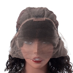 Perruque en cheveux humains à dentelle frontale transparente HD à ondulation lâche en gros à bas prix, cheveux vierges indiens, perruque à dentelle frontale pour femmes noires - Product Image 5