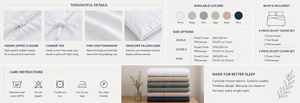 Parure de lit de luxe en gros : Housse de couette en coton satiné, coton lavé, mousseline, microfibre – Vente en gros pour hôtels et maisons - Product Image 3