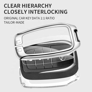 Étui de clé de <span class=keywords><strong>voiture</strong></span> à distance en alliage de Zinc, Double Protection, clé de chaîne de remplacement pour Toyota Corolla Rav4 Chr c-hr Camry Crown - Product Image 6