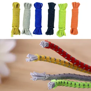 China best sell unique design 2mm reflective bracelet rope cord with reflex strip