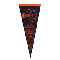 Drapeau de fanion en feutre publicitaire personnalisé en gros avec logo imprimé pour afficher votre marque ou votre message