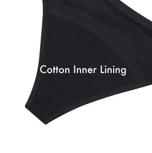 Bragas Menstruales con Espalda en T de Seda de Hielo sin Costuras, Ropa Interior Absorbente de 4 Capas de Flujo Pesado, Bragas a Prueba de Fugas para Mujer, Menstruación - Product Image 5