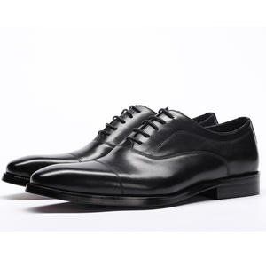 Zapatos Oxford casuales de cuero genuino para hombre, transpirables, ideales para el trabajo formal de oficina. - Product Image 6