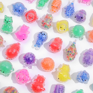 Juguete Sensorial Antiestrés de TPR con Forma de Animal, Relleno de Perlas Mochi, para Niños, Regalo Promocional Novedoso, Pelota de Dinosaurio - Product Image 1