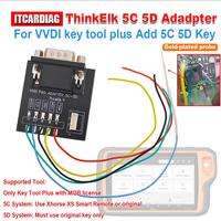 [Expédié depuis les États-Unis] Adaptateur ThinkElk 5C 5D pour Xhorse VVDI Key Tool Plus pour VAG MQB49 5C 5D Ajouter une clé pour VW pour Audi Lire les données de la clé