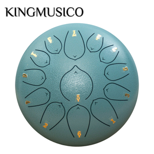 Tambor de Lengüeta de Acero de 10 Pulgadas, 11/13 Notas para Principiantes y Niños |   Instrumento de Percusión Manual Estilo Handpan |   Música OEM al por Mayor - Product Image 1