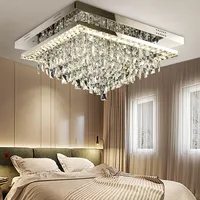 OEM Desain Modern Mewah Mewah Dekorasi Rumah Dapur Ruang Tamu Kamar Tidur Kaca Kristal LED Lampu Langit-langit dengan Harga Pabrik