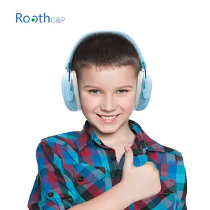 헤드셋 유아 십대 소음 감소 연구 여행 쇼를위한 휴대용 조정 가능한 헤드셋