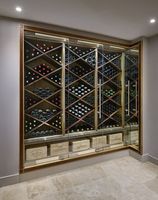 Étagères de rangement de présentoir de bar moderne au design led pour décor de salon moderne de luxe Armoire de bar à vin
