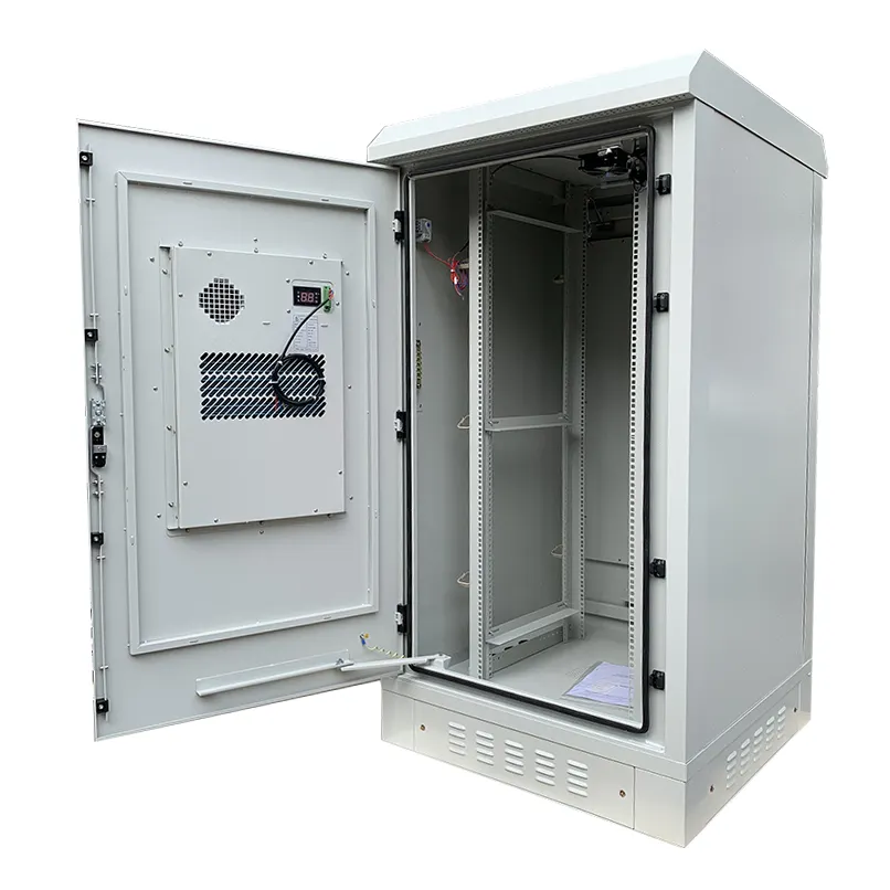 19 นิ้วกลางแจ้งตู้ไฟฟ้าตู้ weatherproof กลางแจ้งโทรคมนาคมตู้ IP65 กลางแจ้ง 2100*900*900
