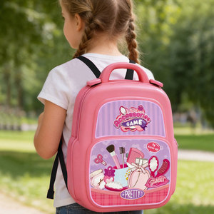 Sac à dos portable 3-en-1 pour enfants : jeu <span class=keywords><strong>de</strong></span> <span class=keywords><strong>maquillage</strong></span>, <span class=keywords><strong>coiffure</strong></span> <span class=keywords><strong>et</strong></span> beauté - Product Image 3