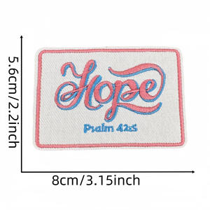 ברזל על אמונה על פני פחד תיקון רקמת jesus לחצות את הכובע הניתנת להתאמה אישית טלאים - Product Image 3