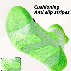 Custom Tube Sport Running <b>Sock</b> Solid Color Cushion Anti Slip Striped Running <b>Sock</b> Custom Logo Basketball Sport <b>Sock</b> - Product Image 4