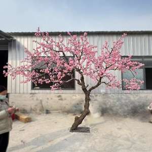 Arbre artificiel de Jacaranda bleue, Arbre à vœux, Faux arbre, Grande plante d'intérieur pour salon, Décoration de mariage - Product Image 2