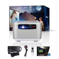 Proyector DLP Inteligente Toumei V8 OEM ODM al por Mayor, Compatible con 4K, Batería Recargable, Proyector Portátil Android con Altavoces Integrados