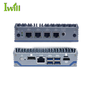Pc Firewall Tanpa Kipas J4125 Quad Core Linux Ubuntu Pc Mini 4 Port Lan Komputer Firewall Mini untuk Linux - Product Image 4