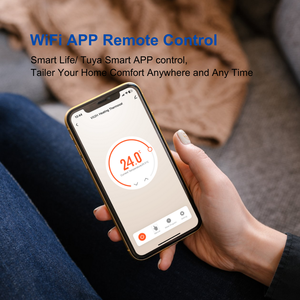 Nhà máy tùy chỉnh kỹ thuật số Wifi nhiệt cho Sưởi ấm nhà kiểm soát nhiệt độ wifi nhiệt với tuya cuộc sống thông minh nhiệt - Product Image 5