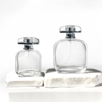 Vente en gros de boîte cosmétique vide rectangulaire de luxe au design unique de fabricant, atomiseur de parfum, flacon de parfum
