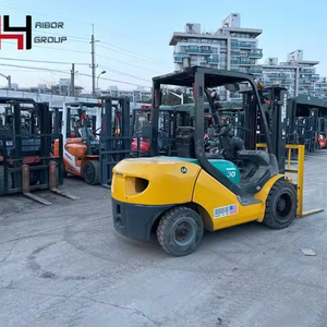 יפן בשימוש 3 טון komatsu מלגזה דיזל מופעל FD30-16 FD30T-16 פעולה ידנית - Product Image 2