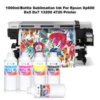Harga Pabrik Tinta Printer Sublimasi 1000ml untuk Epson XP600 TX800 Tinta Cetak Sublimasi Dye Grosir Pasokan Massal