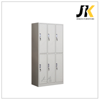 Fabricant chinois de meubles métalliques pour écoles, gymnases et bureaux, casier en acier à 6 portes, armoire métallique pour le rangement