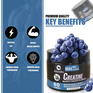 Caramelle Gommose di Creatina Monoidrato e <span class=keywords><strong>BCAA</strong></span> Pre-Allenamento con Etichetta Privata OEM, Integratore per Aumento di Peso e Supplemento per Palestra - Product Image 2