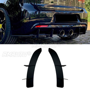 Diffuseur de pare-chocs arrière, lèvre de spoiler, séparateur, protection pour Volkswagen Golf 6 MK6 R 2009-2013, noir, décoration, protection - Product Image 1