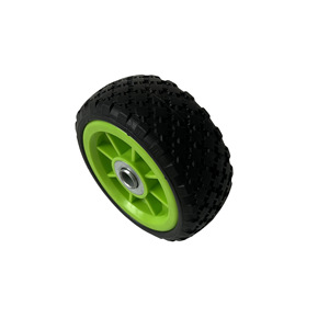 Rueda de espuma de poliuretano sólida de 6 pulgadas con banda de rodadura firme y resistente al desgaste para carrito de camping - Product Image 4