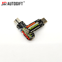 OEM Coloré RGB W5W 194 168 T10 COB 48 Puce Flash Stroboscopique Dégagement De Voiture Wedge Lampe Licence Lumière Multi Couleur Auto indicateur Ampoule