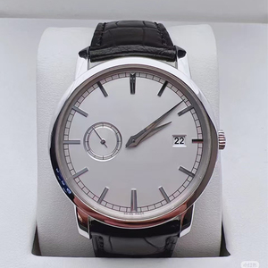Reloj Automático Minimalista, Resistente al Agua, Nuevo Modelo 2026, Caja Plateada, Segundero Pequeño, Esfera Blanca, Fecha, Reloj Mecánico de Lujo para Hombre, Estilo Ejecutivo - Product Image 3