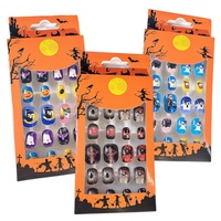 Ensemble de maquillage et de jeu d'imitation pour enfants, comprenant une palette de fards à paupières et un vernis à ongles en plastique écologique, avec boîte de rangement.