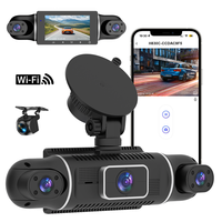Caméra de tableau de bord 4 canaux 2,5K IPS 3 pouces avec Wi-Fi, vision nocturne, capteur G, enregistrement en boucle et surveillance de stationnement 24h/24 - Prix de gros