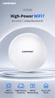 Punto de Acceso Inalámbrico Comfast OpenWRT OS para Techo con Wifi7 de Alta Velocidad y Chip MediaTek, Producto de Comunicación y Redes de 3600Mbps