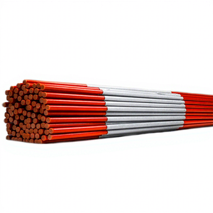 เสาค้ำหิมะไฟเบอร์กลาสสีส้มพร้อมแถบสะท้อนแสงสำหรับสถานบริการสกี - Product Image 3