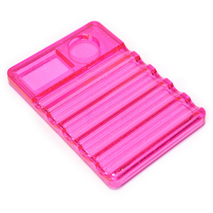 Professional Nail Art Palette Pen Holder 5-Grid Nail Art Mixing <b>Plate</b> and <b>Brush</b> Holder for Gel Polish Painting Acrylic Manicure - Product Image 4